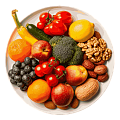 Фрукты, овощи и орехи